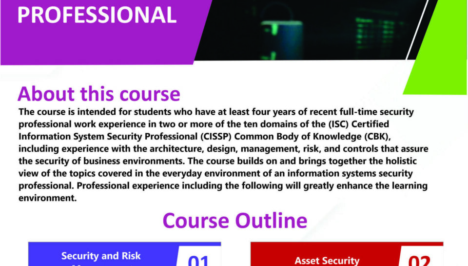 Best cybersecurity course in Nigeria, CISSP training