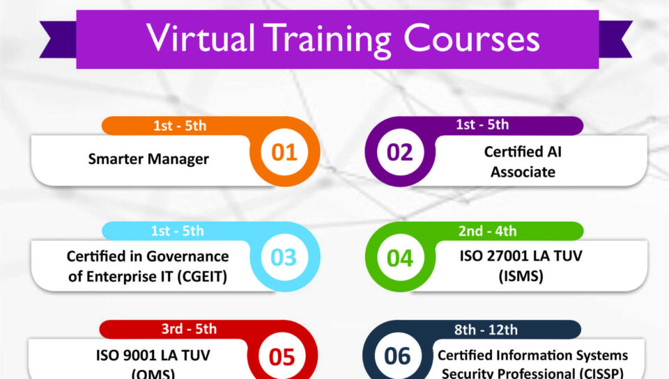 December 2025 virtual training calendar, boost your career
