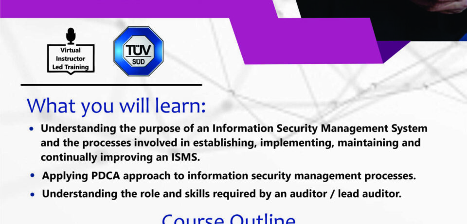 ISO 27001 Lead Auditor Training Nigeria ISO 27001 Lead Auditor Training Nigeria ISMS certification course cybersecurity training