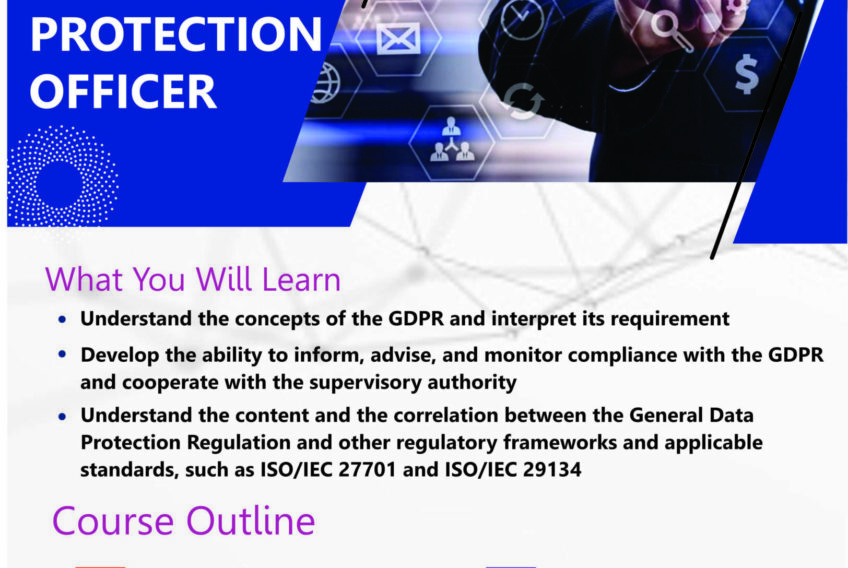 Certified Data Protection Officer CDPO training course flyer by Training Heights Nigeria