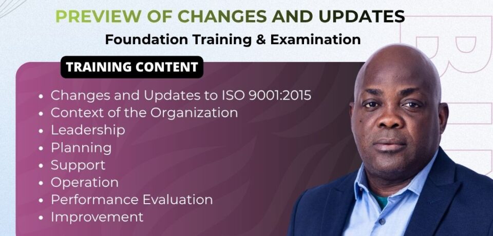 ISO 9001 2026 training online quality management system webinar