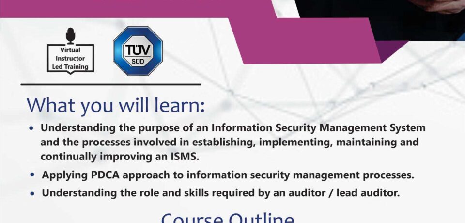 ISO 27001 Lead Auditor Information Security Management System course