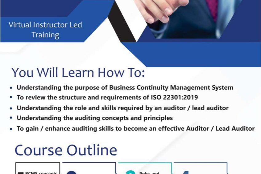 ISO 22301 Lead Auditor Training – Business Continuity Management Certification Professional ISO 22301 Lead Auditor Training for Business Continuity Management Systems and organizational resilience.