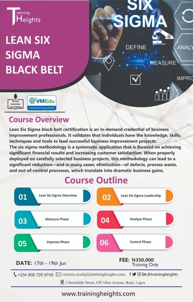 LEAN SIX SIGMA BLACK BELT