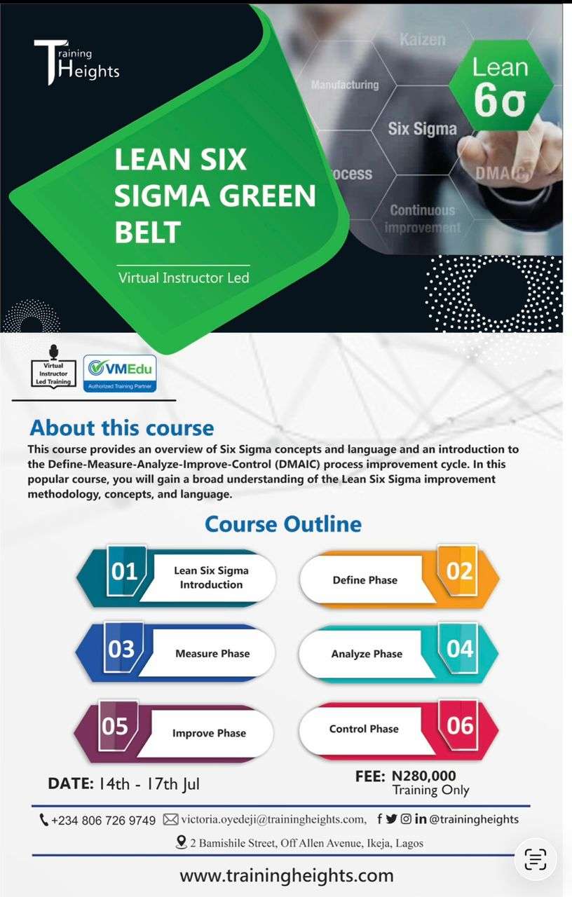 Lean Six Sigma Green Belt