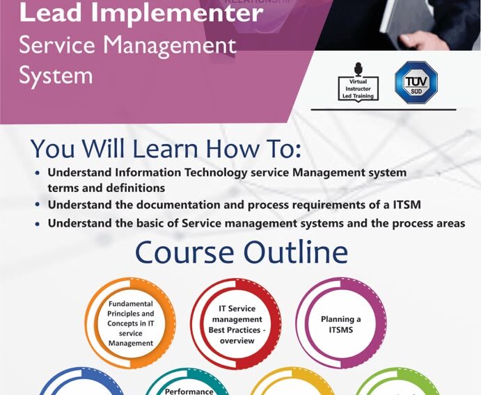 ISO 20000 Lead Implementer Training in Nigeria – IT Service Management ISO 20000 Lead Implementer IT Service Management training in Nigeria