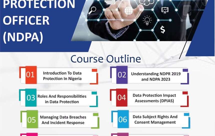 Training Heights Certified Data Protection Officer NDPA course flyer, 12-15 October 2026, Nigeria